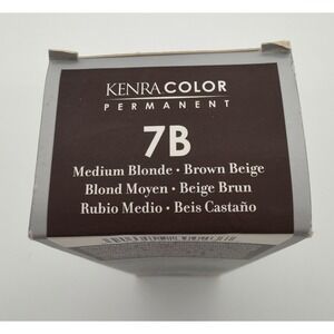 Kenra Permanent Hair Color 3 oz - 7B Medium Blonde Brown Beige NEW